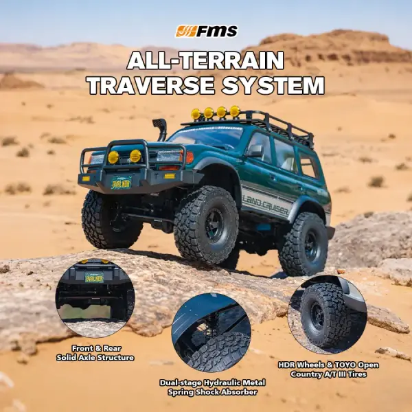 FMS 1/10 FCX10 OVR LC80 RS Brushless