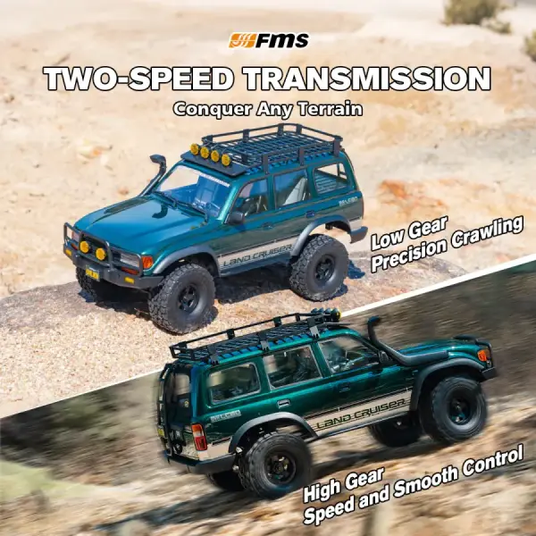 FMS 1/10 FCX10 OVR LC80 RS Brushless