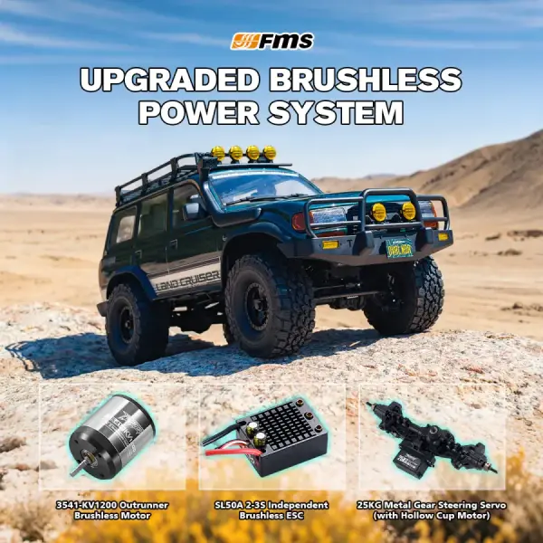 FMS 1/10 FCX10 OVR LC80 RS Brushless