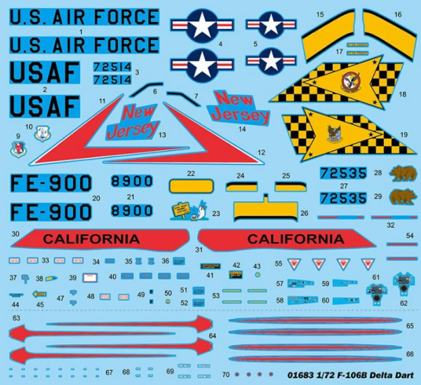 1/72 US F-106B Delta Dart