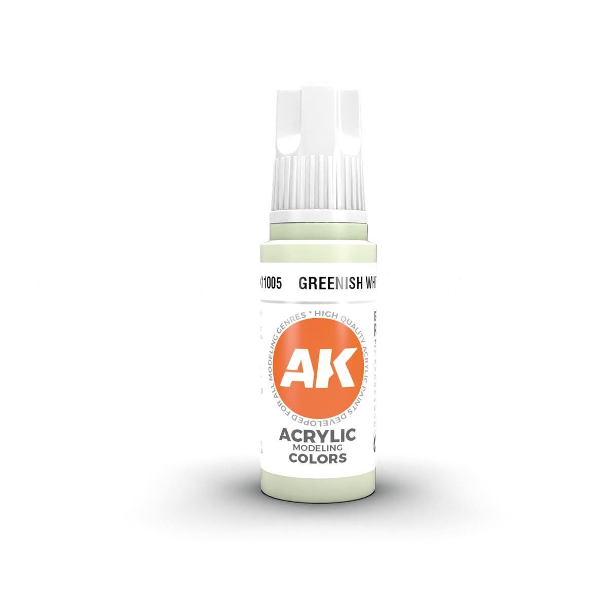 AK 11005 17 ml. Greenish White, 3GEN Akrilik Model Boyası