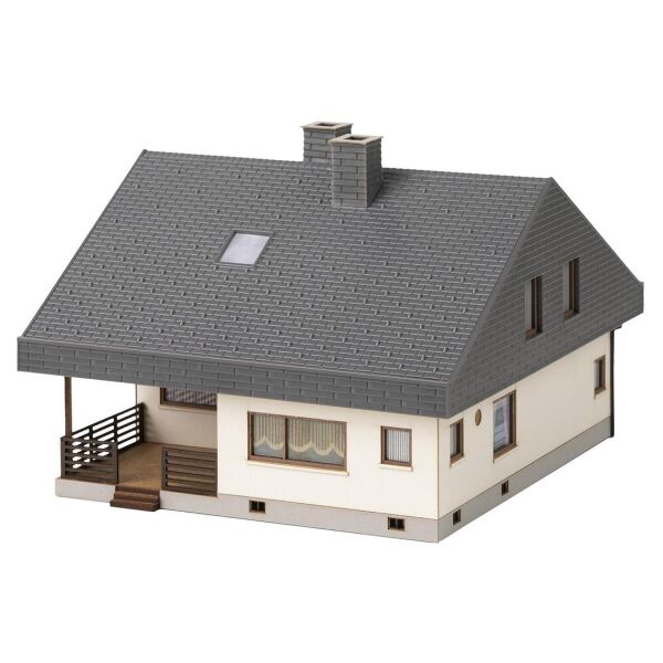 Faller 130644 1/87 Ölçek, Teraslı Bungalow Ev, Plastik Model Kiti