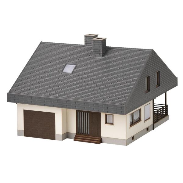 Faller 130644 1/87 Ölçek, Teraslı Bungalow Ev, Plastik Model Kiti