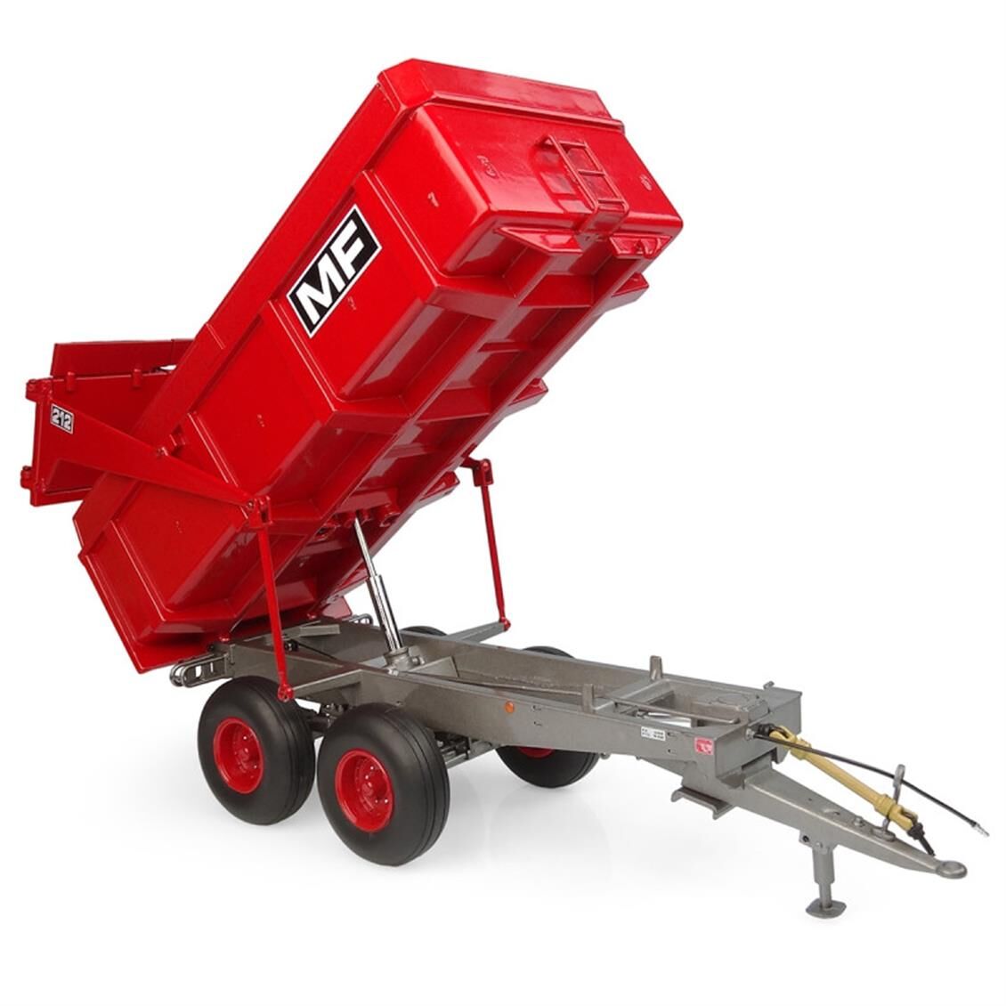 Universal Hobbies UH5353 1/32 Ölçek, Massey Ferguson 212 Hidrolik Römork, Sergilemeye Hazır Tarımsal Makine Modeli