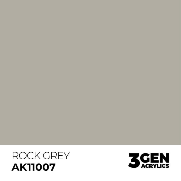 AK 11007 17 ml. Rock Grey, 3GEN Akrilik Model Boyası