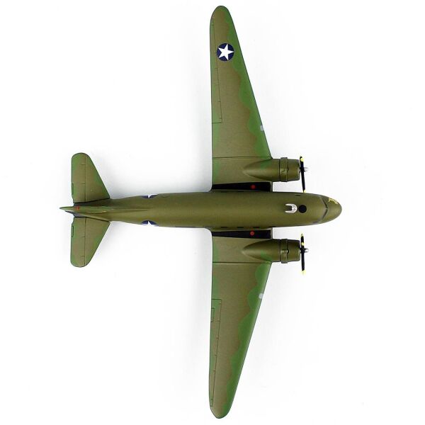 Herpa 572606 1/87 Ölçek, USAAF/Vintage Wings, Douglas C-53 Skytrooper, Sergilemeye Hazır Model Askeri Uçak