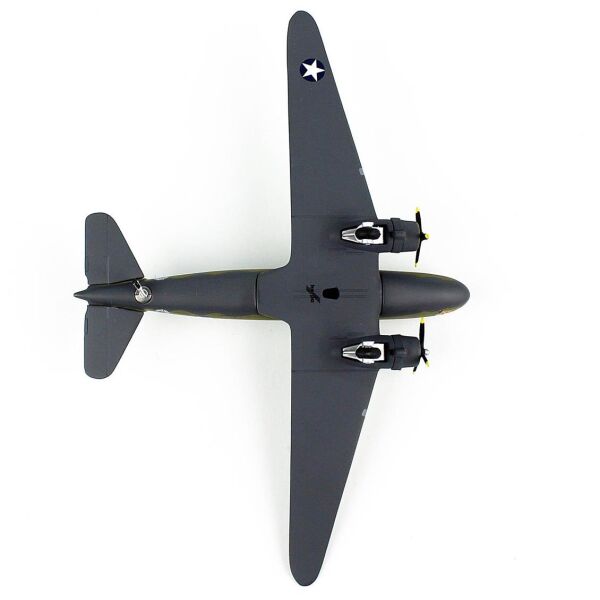 Herpa 572606 1/87 Ölçek, USAAF/Vintage Wings, Douglas C-53 Skytrooper, Sergilemeye Hazır Model Askeri Uçak