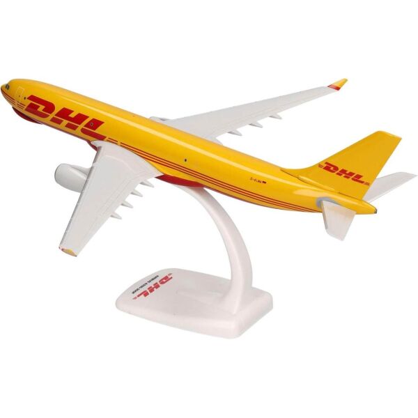 Herpa 614139 1/87 Ölçek, DHL (European Air Transport) Airbus A330-200F, Sergilemeye Hazır Model Kargo Uçağı