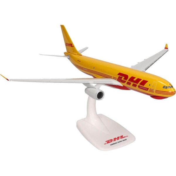 Herpa 614139 1/87 Ölçek, DHL (European Air Transport) Airbus A330-200F, Sergilemeye Hazır Model Kargo Uçağı