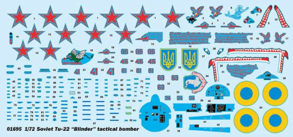 1/72 Sovyet Tu-22 Blinder Tactical Bombe
