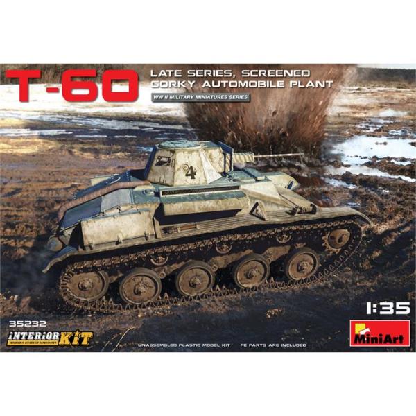 MiniArt T-60 Son Seri, Blendajlı (Gorky Plant) Interior Kit