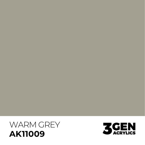 AK 11009 17 ml. Warm Grey, 3GEN Akrilik Model Boyası