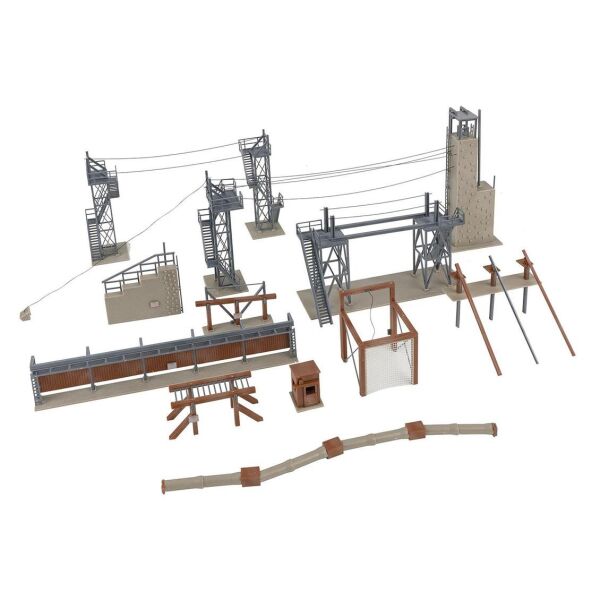Faller 144110 1/87 Ölçek, Konstanzbahn Askeri Eğitim Kampı, Plastik Model Kiti