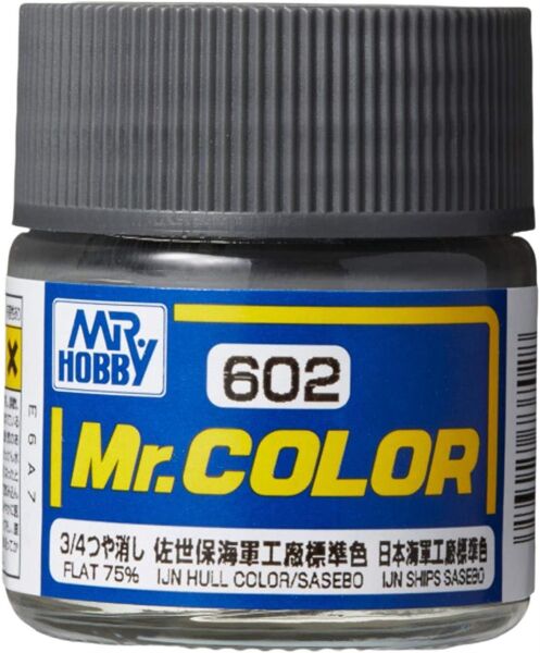 Mr.Hobby C-602 10 ml. IJN Hull Color (Sasebo), Mr.Color Serisi Model Boyası