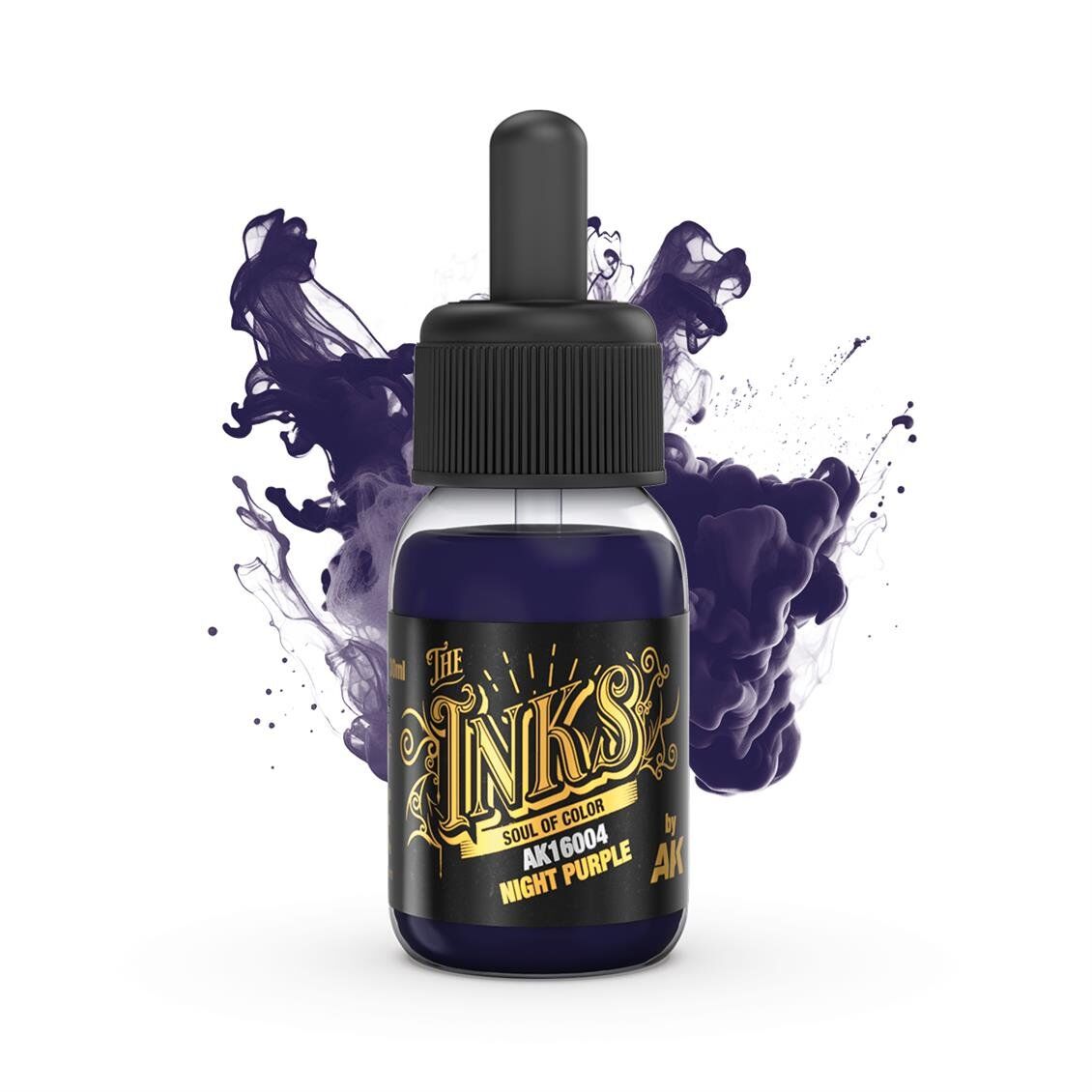 AK 16004 30 ml. Akrilik Mürekkep, Night Purple