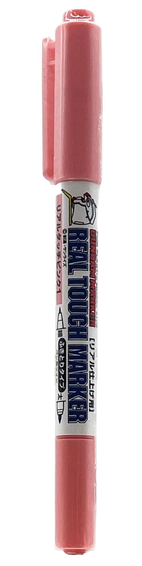 Mr.Hobby GM-410 Real Touch Pink 1, İnce ve Kalın uclu Gölgelendirme Marker Kalemi