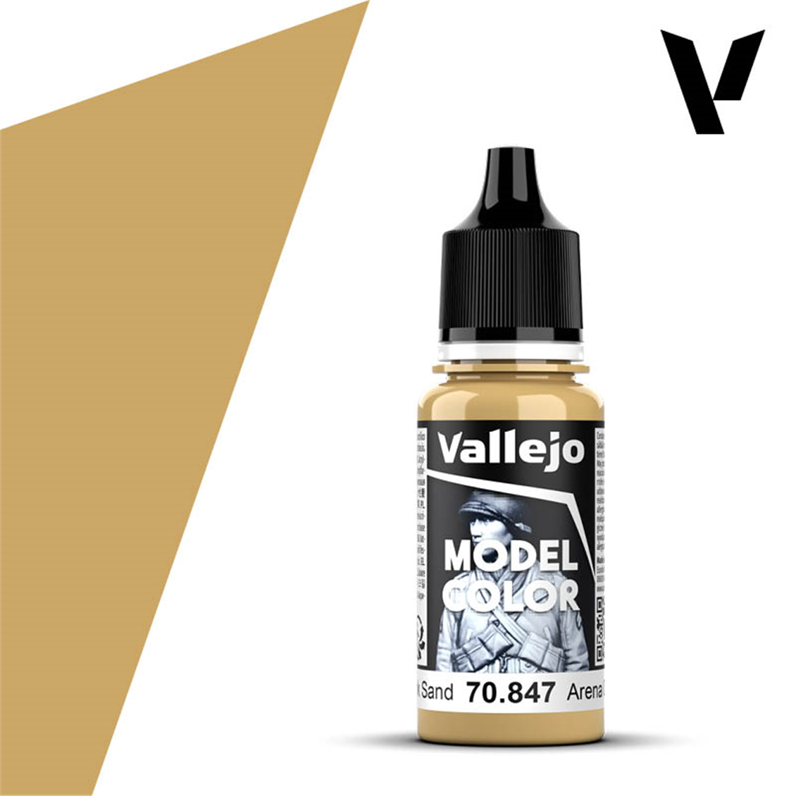 Vallejo 70847 18 ml. (136) Dark Sand-Matt, Model Color Serisi Model Boyası