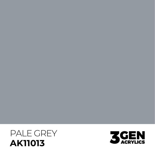 AK 11013 17 ml. Pale Grey, 3GEN Akrilik Model Boyası