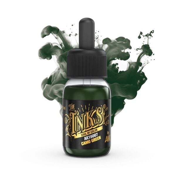 AK 16007 30 ml. Akrilik Mürekkep, Camo Green