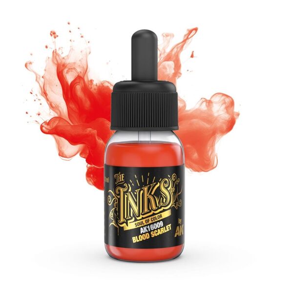 AK 16009 30 ml. Akrilik Mürekkep, Blood Scarlet