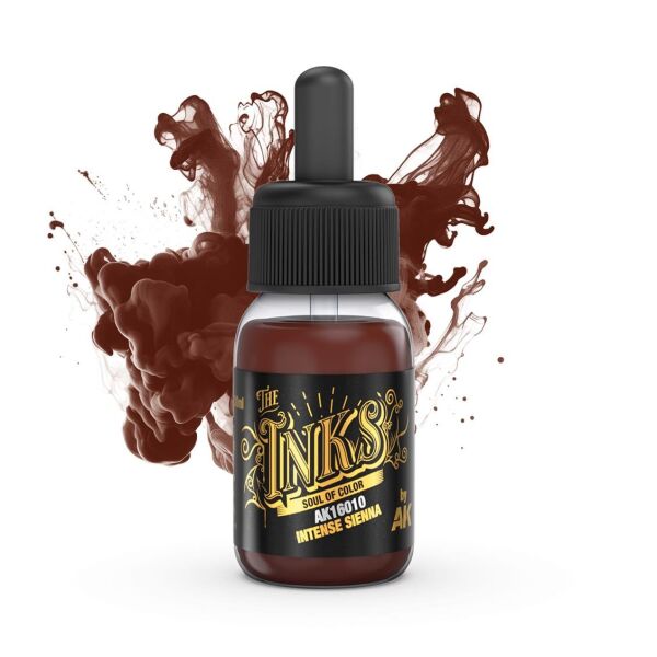 AK 16010 30 ml. Akrilik Mürekkep, Intense Sienna