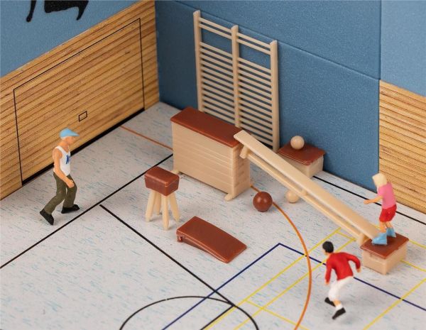 Faller 180994 1/87 Ölçek, Spor Salonu Aletleri, Plastik Model Kiti