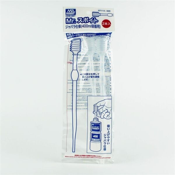 Mr.Hobby GT-113 Süper Uzun 235 mm. Körüklü Damlalık, 2 Adet