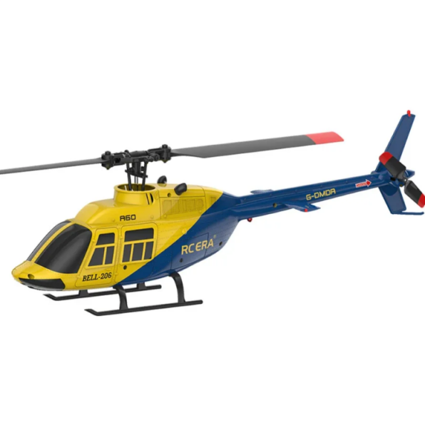 RC ERA A60 BELL 206 Mini Optical Flow RC Helicopter RTF Sarı