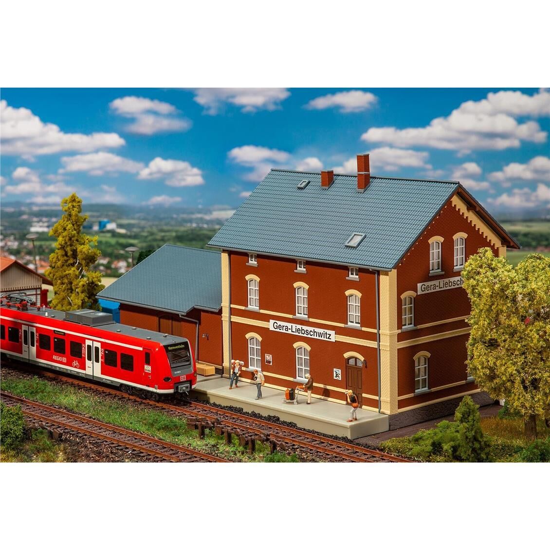 Faller 191759 1/87 Ölçek, Gera-Liebschwitz İstasyonu, Plastik Model Kiti