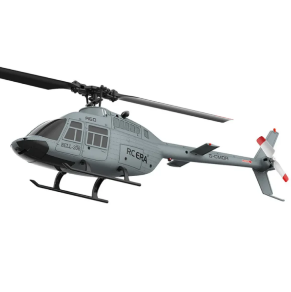 RC ERA A60 BELL 206 Mini Optical Flow RC Helicopter RTF Gri