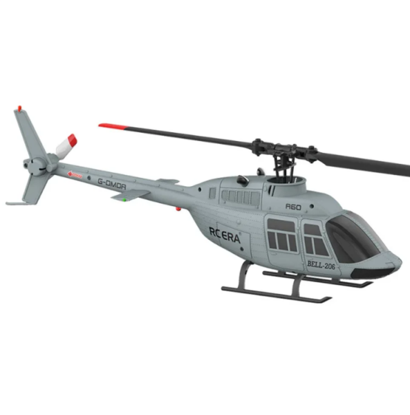 RC ERA A60 BELL 206 Mini Optical Flow RC Helicopter RTF Gri