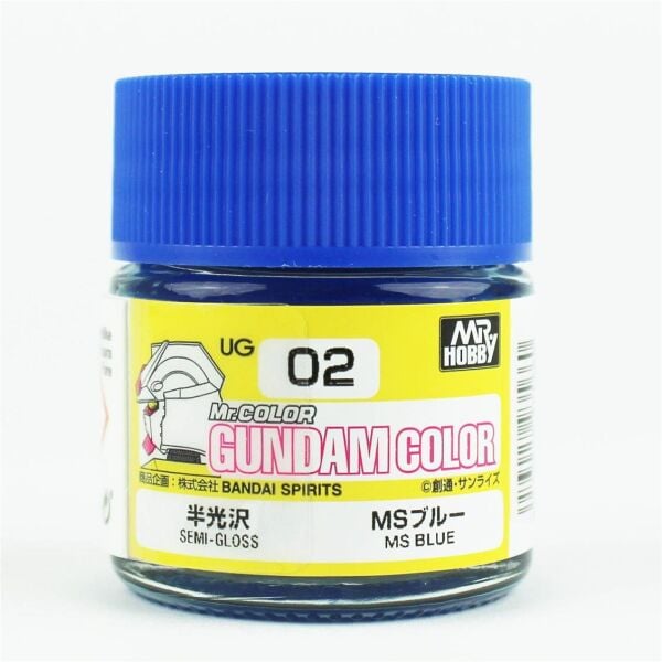 Mr.Hobby UG-02 10 ml. MS Blue, Gundam Color Serisi Model Boyası