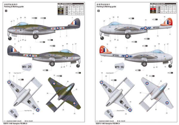 1/48 Vampire FB.MK.9